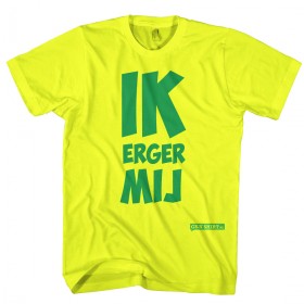 Ik erger mij T-shirt groen en geel